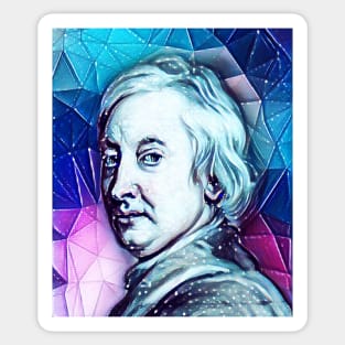 John Dryden Snowy Portrait | John Dryden Artwork 13 Sticker